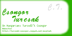 csongor turcsak business card